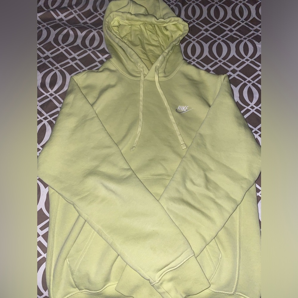 Nike lime green hoodie